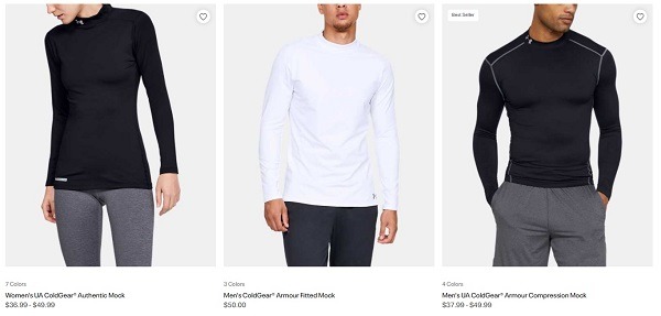 mock top online store example under armour