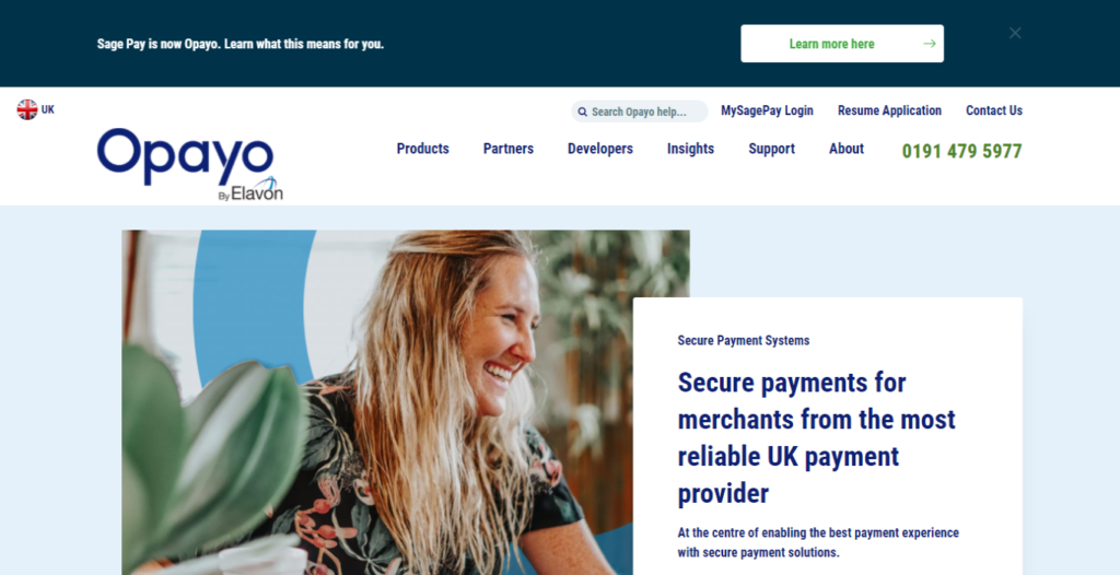 Secure Payment Processing Services Opayo UK Formerly Sage Pay