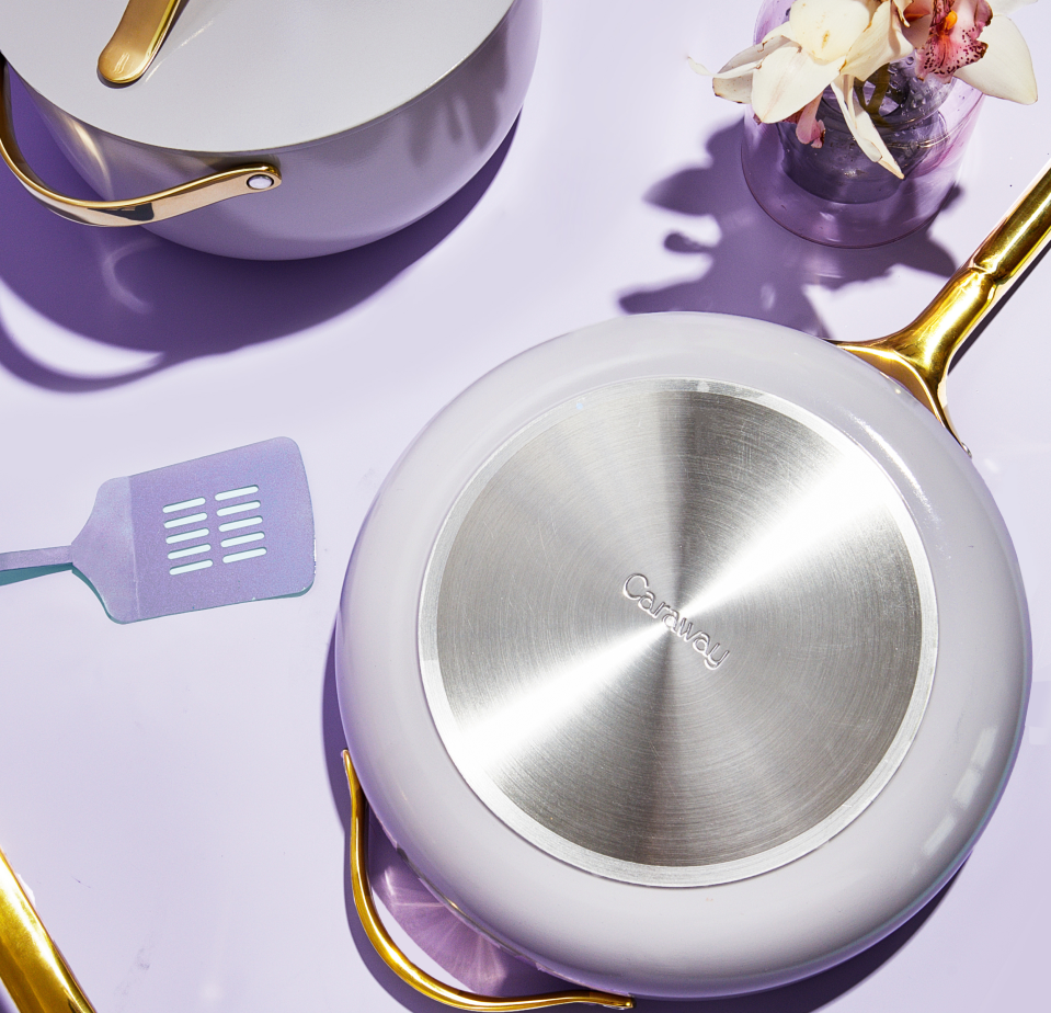 caraway home limited edition lavender gold pan