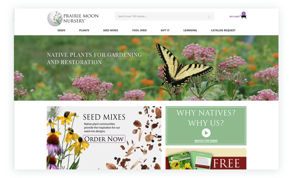 Expert-Designed Native Seed Mixes from PrairieMoon.com