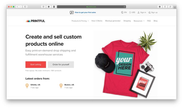 How to Build a T-Shirt Drop Shipping Business With Printful