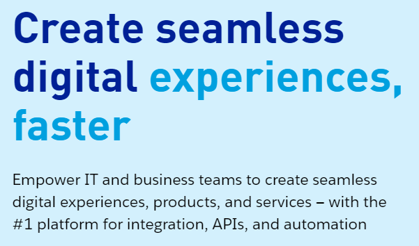 seamless digital experience 