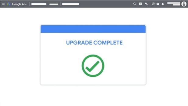 one click upgrade Pmax