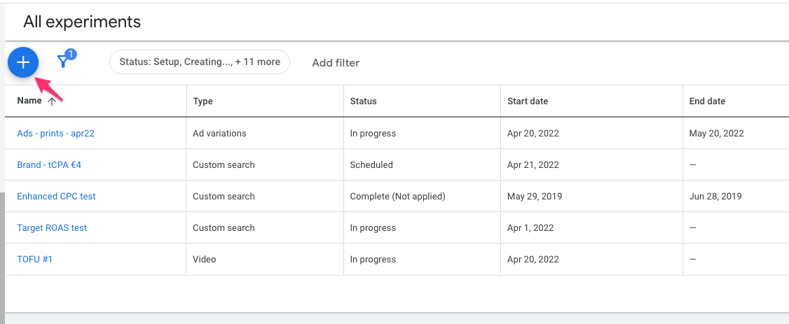 google experiments overview