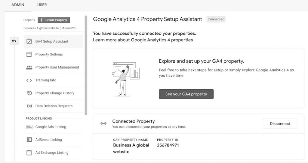 how to change to Google Analytics 4