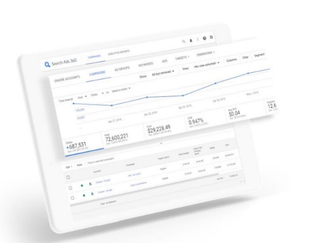 Search 360 dashboard