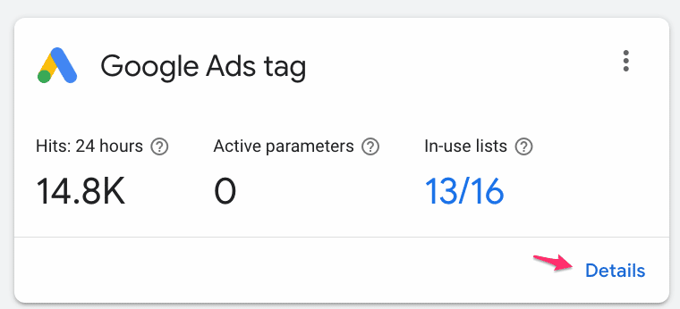 google data source google tag