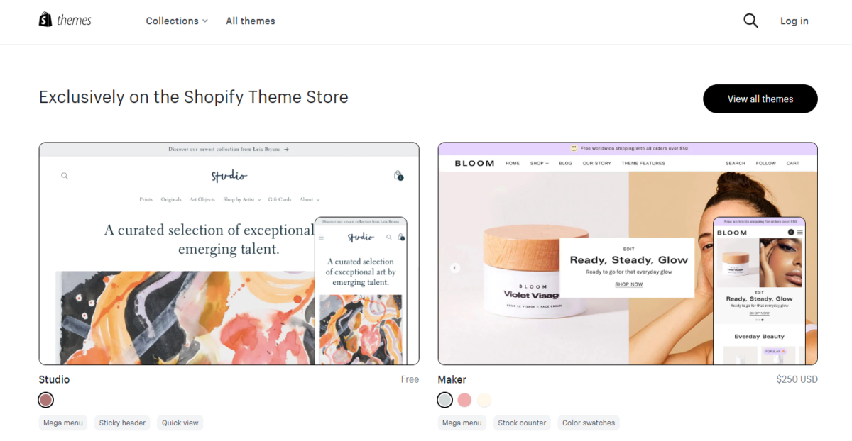 Shopify Theme Store