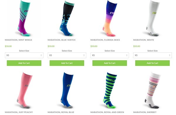 compression socks online store example