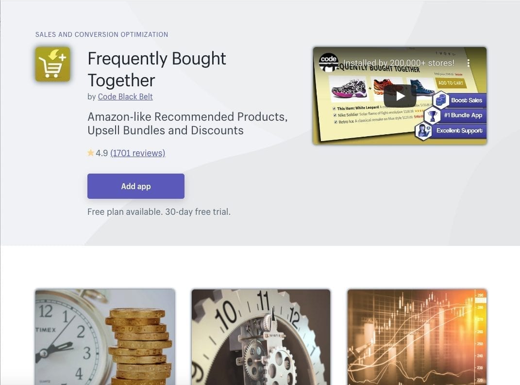 Frequently Bought Together Shopify App
