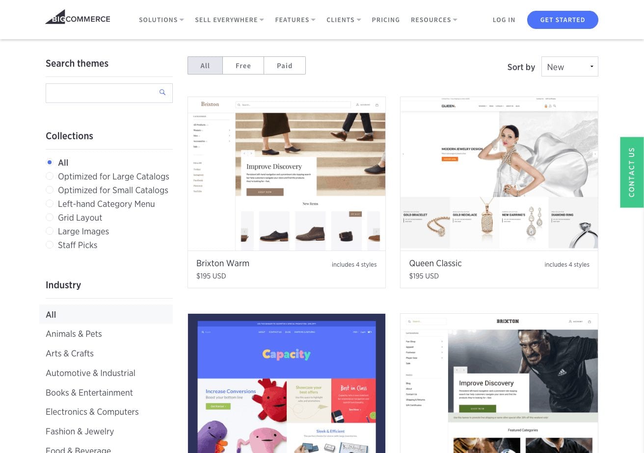 Free Ecommerce Templates Online Store Themes BigCommerce
