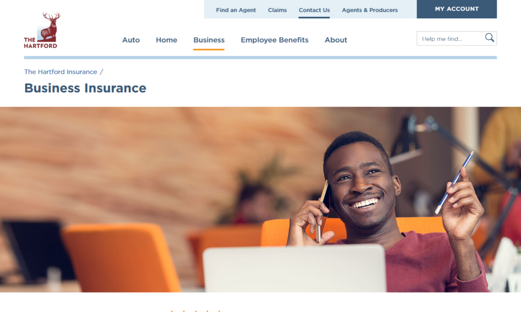 The Hartford Business Insurance Homepage