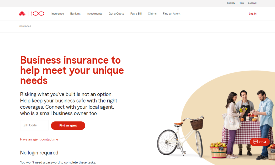 State Farm Business Insurance Homepage