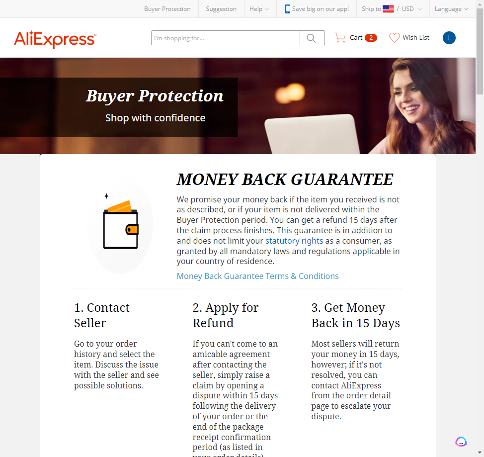 aliexpress buyer protection