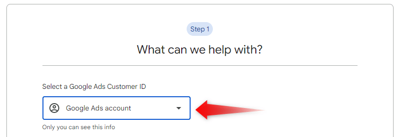 contact form of google merchant center support